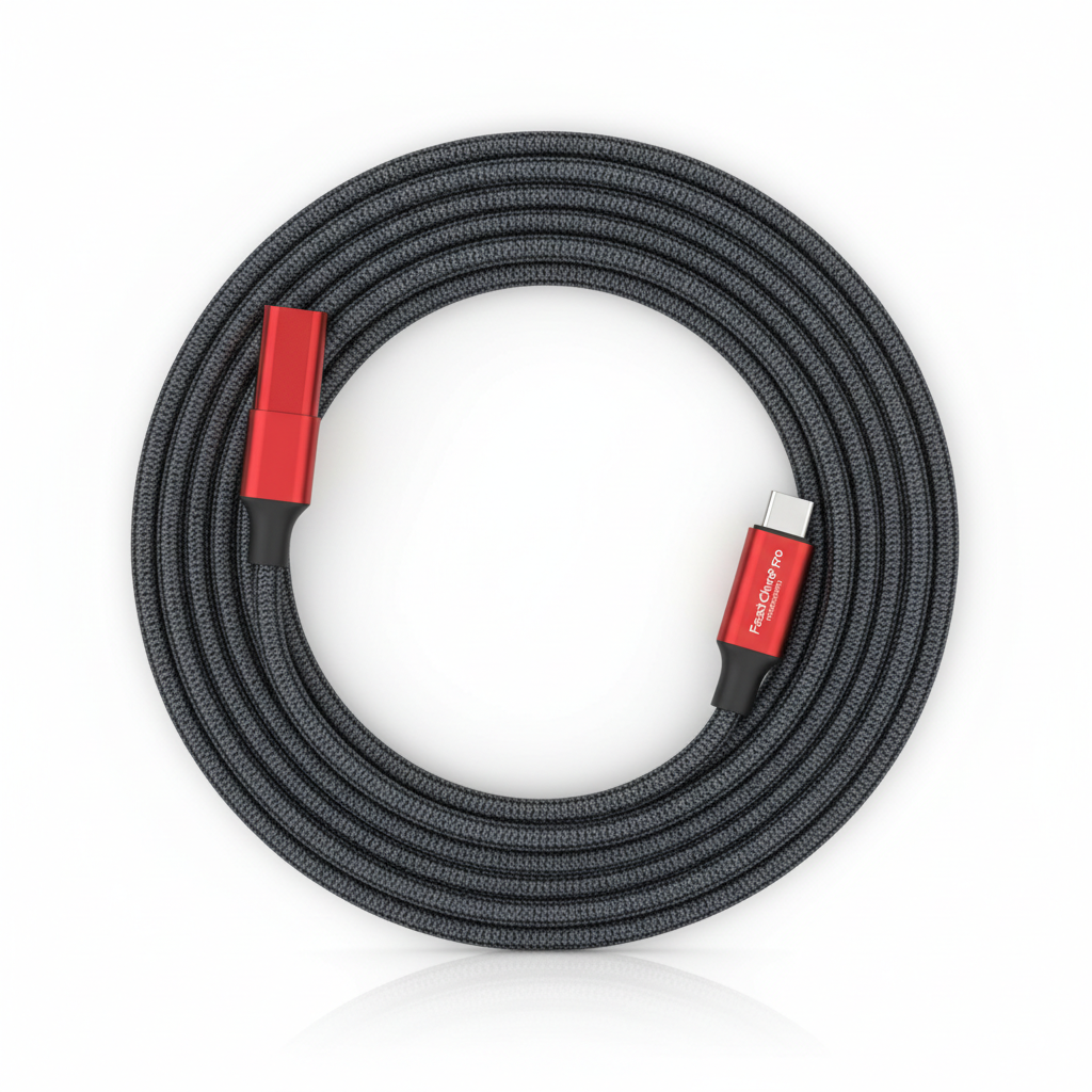 FastCharge Pro — Cable USB-C 100W Nylon Trenzado 1.8m